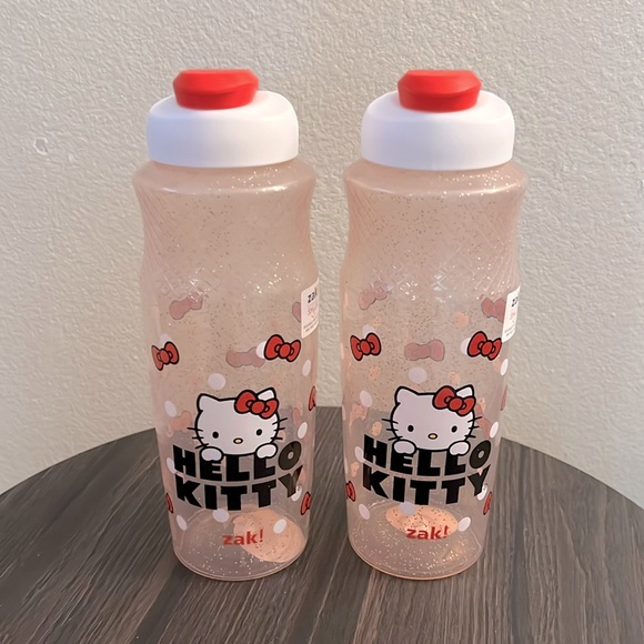 zak! Other - ❤️3/$25 set of 2 ZAK Hello Kitty New Water bottles BPA Free 30oz Pink Sparkles